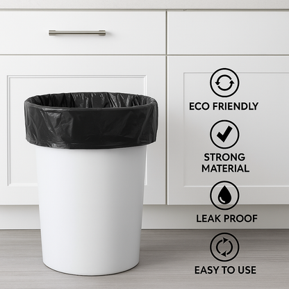 Medium Dustbin Garbag Bag, For Home, Office,Kichen,| 120 Count |